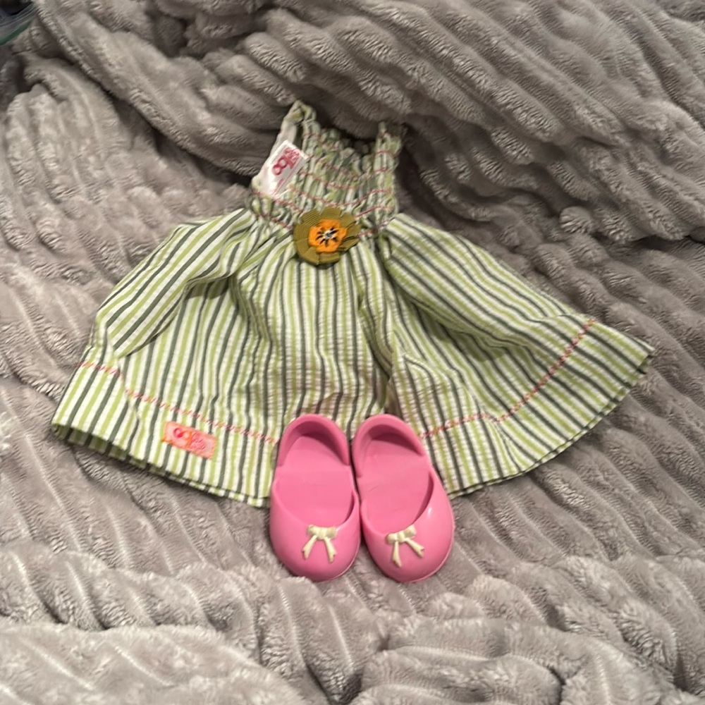 Summer dress 18in doll outfit